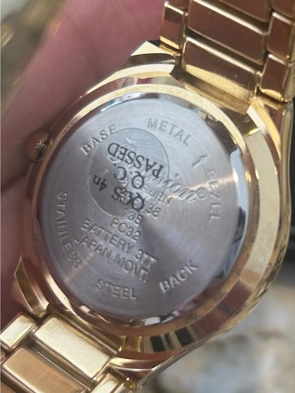 Precision by Gruen Gold-Tone Men’s Watch
